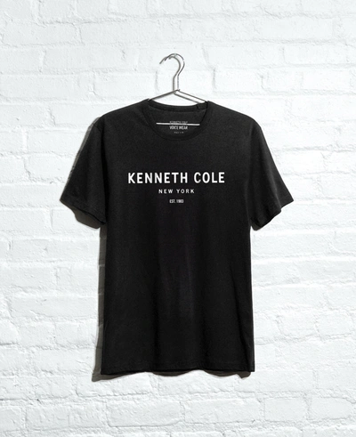 Shop Kenneth Cole Site Exclusive! 1983 Logo T-shirt In Black
