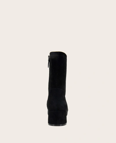 Shop Gentle Souls Emily Suede Zip Bootie In Black