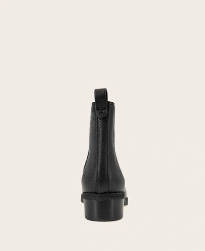 Gentle Souls Best Leather Elastic Bootie In Black