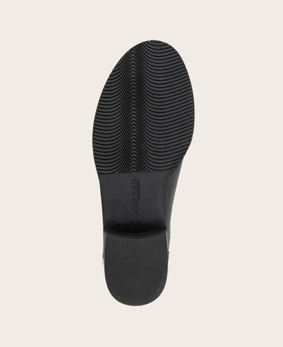 Gentle Souls Best Leather Elastic Bootie In Black