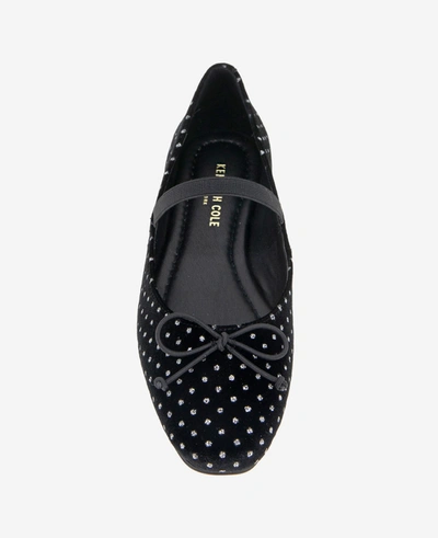 Kenneth Cole Myra Ballet Flat In Black,silver