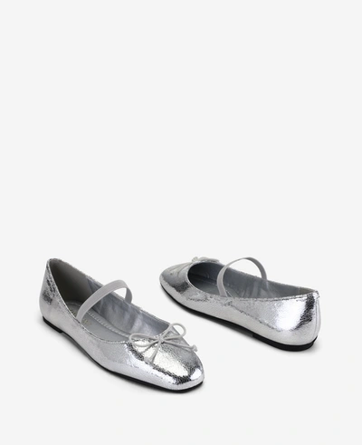 Shop Kenneth Cole Myra Ballet Flat In Silver