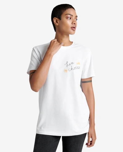 Kenneth Cole Site Exclusive! Her Choice T-shirt In White