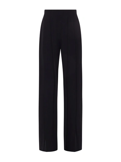 Shop L Agence Nova Pleated Wide-leg Pant In Black