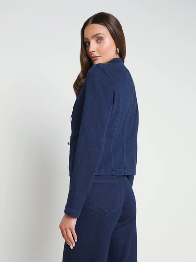 L'agence Wayne Cropped Double-breasted Jacket In Palomino