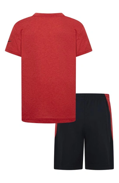Nike Drop Dri-fit Tee & Shorts Set In Black