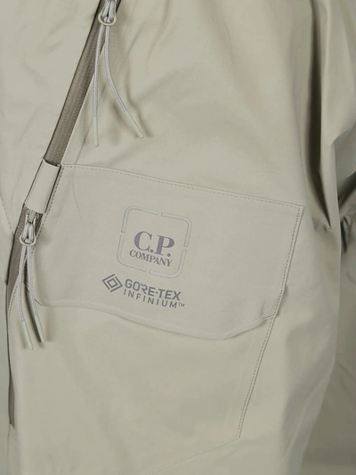 Shop C.p. Company Cp Company Trousers In Silver