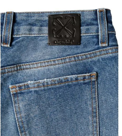 Shop Off-white Jeans In Blue