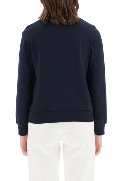 Shop A.p.c. Sweatshirt Logo Women In Blue