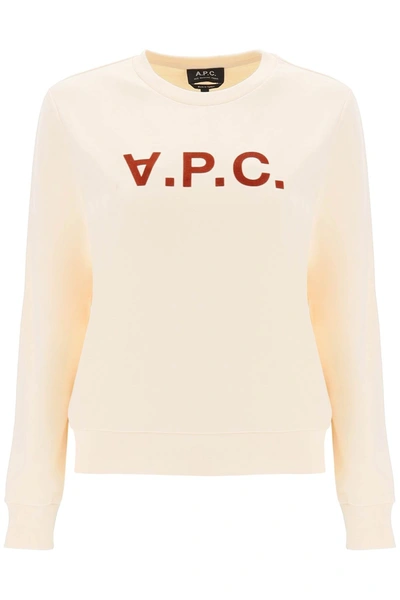 Shop Apc A.p.c. Sweatshirt Logo Women In White