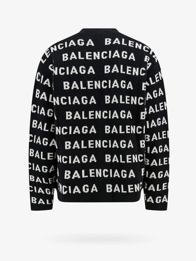 Shop Balenciaga Man Cardigan Man Black Knitwear