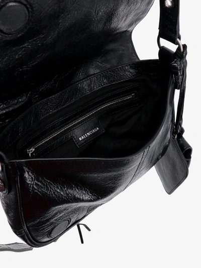 Shop Balenciaga Man Le Cagole Man Black Shoulder Bags
