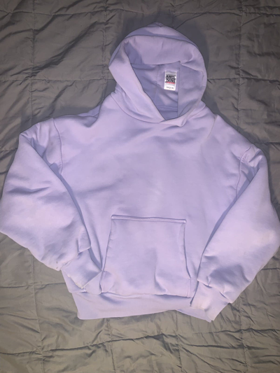 Pre-owned Kanye West 2020 Vision Double Layered Hoodie In Purple