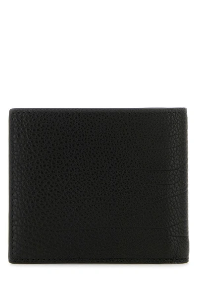 Shop Burberry Man Black Leather B Cut Wallet
