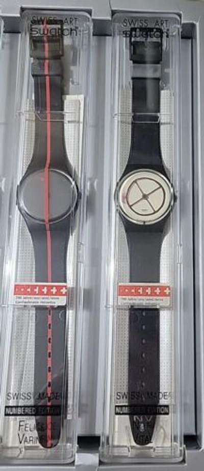 Pre-owned Swatch 1291-1991  Swiss 700th Anniversary Model Set Of 4 Limited Edition