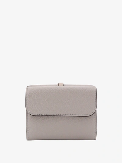 Shop Chloé Chloe' Woman Wallet Woman Grey Wallets In Gray