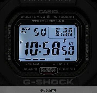 Pre-owned Casio G-shock Gw-5000u-1jf Multiband 6 From Japan