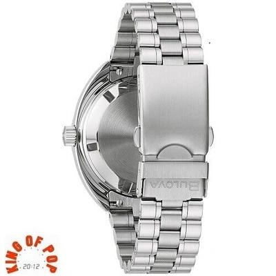 Pre-owned Bulova Oceanographer Gmt 96b405 Diver's Iso,free Shipping
