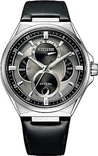 Pre-owned Citizen [] Watch Atesa Eco-driving Solar Act Line Triple Calendar Moon Phase