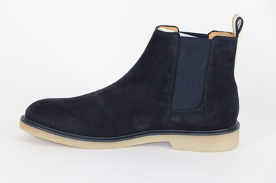 Pre-owned Hugo Boss Chelsea Boots, Mod. Tunley_cheb_sd A, Size 42 / Uk 8 / Us 9, Dark Blue