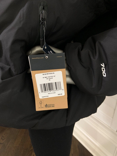 Pre-owned The North Face Women's Rmst Remastered Nuptse 700-down Insulated Jacket - Black