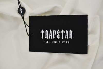Pre-owned Trapstar Unisex Irongate Embossed Puffer Jacket Matte Off White Size S