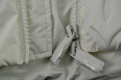 Pre-owned Trapstar Unisex Irongate Embossed Puffer Jacket Matte Off White Size S