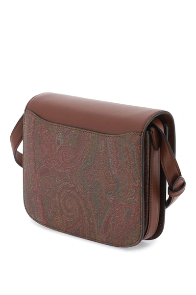 Shop Etro Essential Large Crossbody Bag Women In Brown