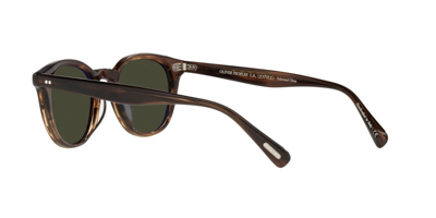 Pre-owned Oliver Peoples Desmon Sun Ov 5454su Tuscany Tortoise/g-15 (1724/p1) Sunglasses In Green