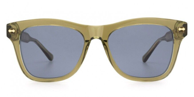 Pre-owned Gucci Original  Sunglasses Gg0910s 002 Green Frame Blue Gradient Lens 53mm