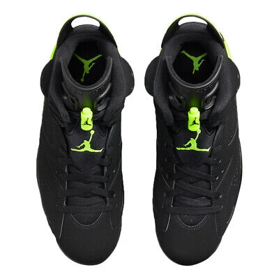 Pre-owned Jordan Men's  6 Retro "electric Green" Black/electric Green (ct8529 003) - 8.5