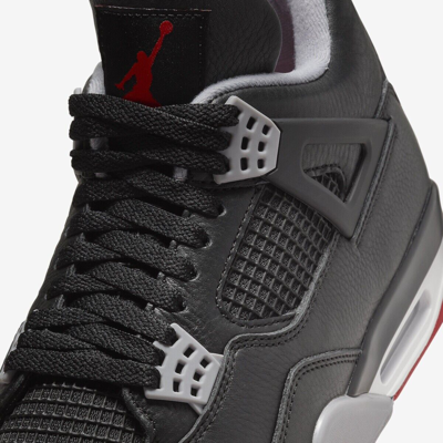 Pre-owned Nike Air Jordan 4 Retro Bred Reimagined Fv5029-006 Mens Gs In Black