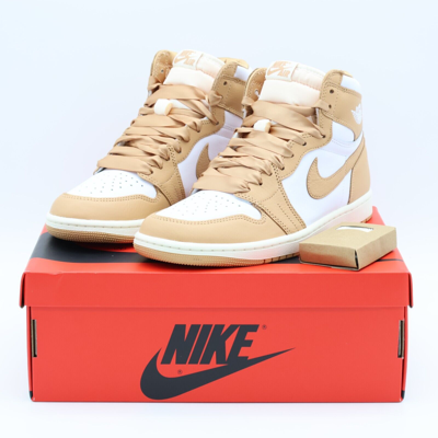 Pre-owned Jordan Fn6622-201 Nike Air  1 Retro High Og Praline White Sail Beige (women's)