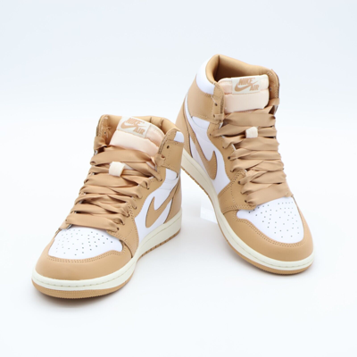 Pre-owned Jordan Fn6622-201 Nike Air  1 Retro High Og Praline White Sail Beige (women's)