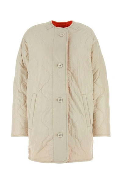 Shop Isabel Marant Étoile Isabel Marant Etoile Woman Sand Nylon Nesma Reversible Jacket In Brown