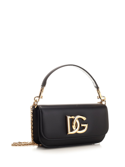 Shop Dolce & Gabbana Dg Flap Bag In Black