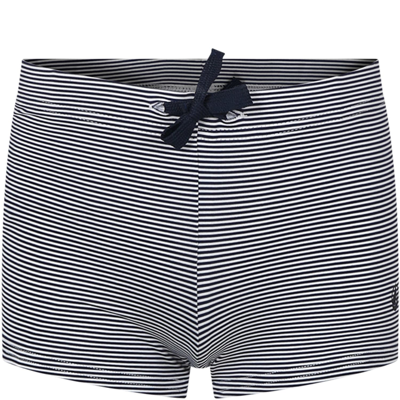 Petit Bateau Blue Swim Boxer For Boy With Logo In Blue