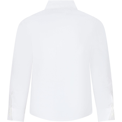 Shop Dsquared2 White Shirt For Boy