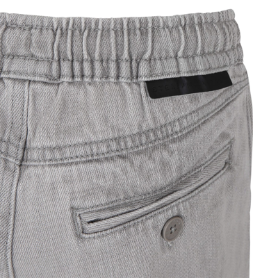 Shop Stella Mccartney Gray Casual Shorts For Boy In Grey