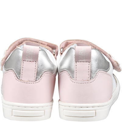 Shop Karl Lagerfeld Multicolor Low Sneakers For Girl