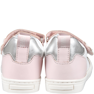 Karl Lagerfeld Multicolor Low Sneakers For Girl In Multicolor