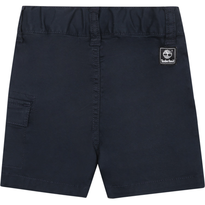 Shop Timberland Blue Casual Shorts For Baby Boy