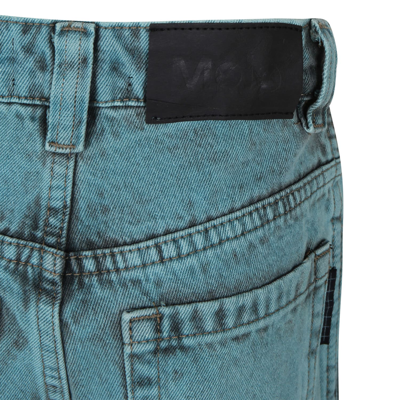Shop Molo Sky Blue Aiden Jeans For Kids In Light Blue