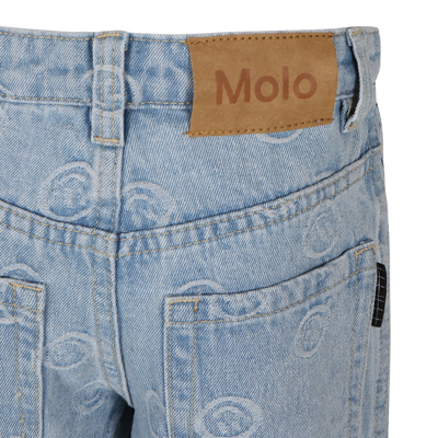 Shop Molo Aiden Jeans For Kids In Denim