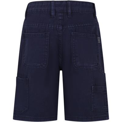 Shop Molo Casual Archie Blue Shorts For Boy