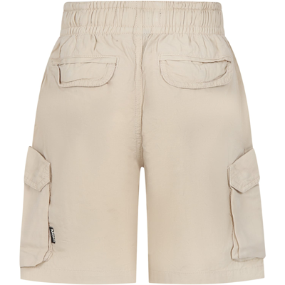 Shop Molo Casual Argod Ivory Shorts For Boy