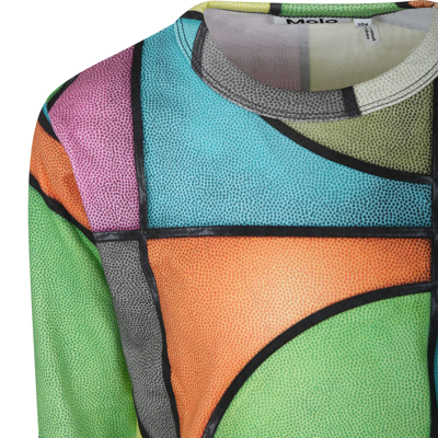 Shop Molo Multicolor T-shirt For Boy With Graphic Print