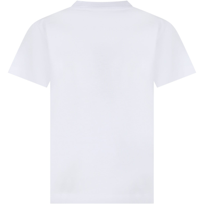 Shop Molo White Riley T-shirt For Boy