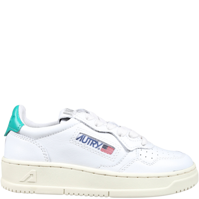 Shop Autry Medalist Low-top Sneakers For Kids In White