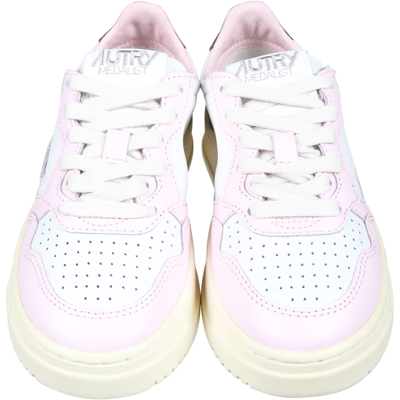 Shop Autry Medalist Low-top Sneakers For Kids In Multicolor